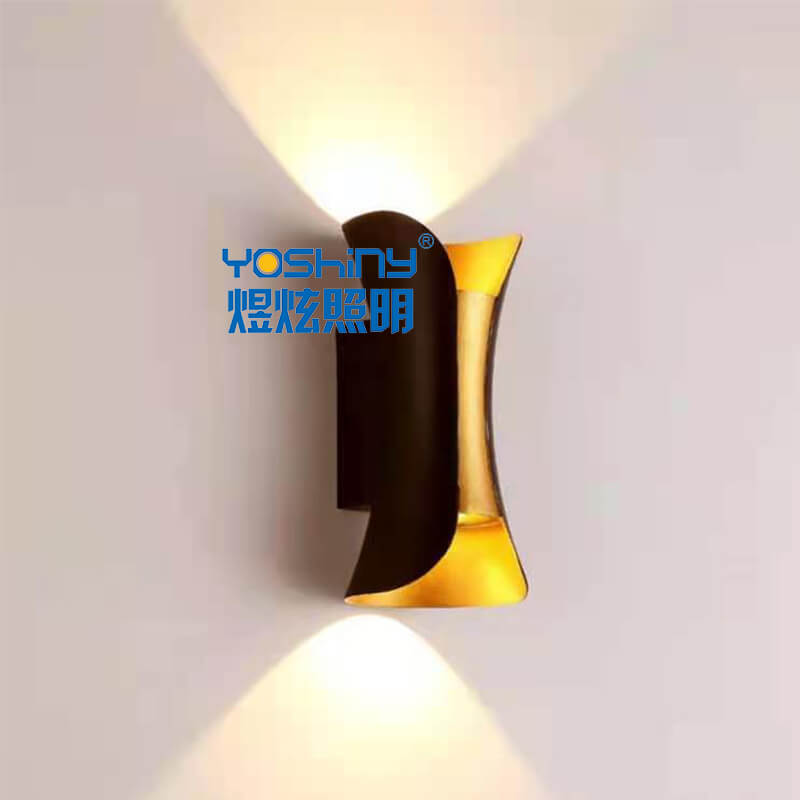 LED integrated cylinder up down wall lamp